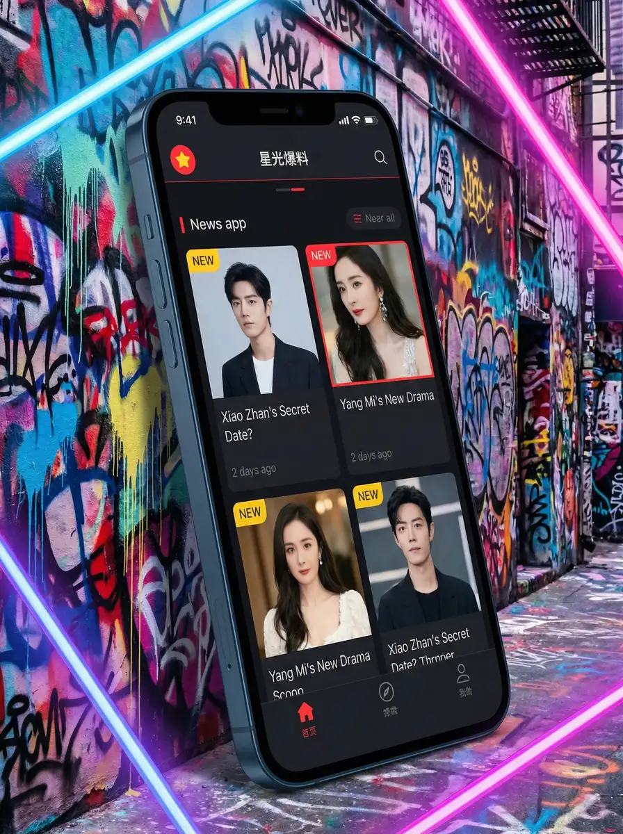 吃瓜不打烊 APP界面展示 - 掌上吃瓜神器